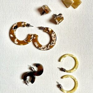 Machete Earring Lot and Hair clip bundle